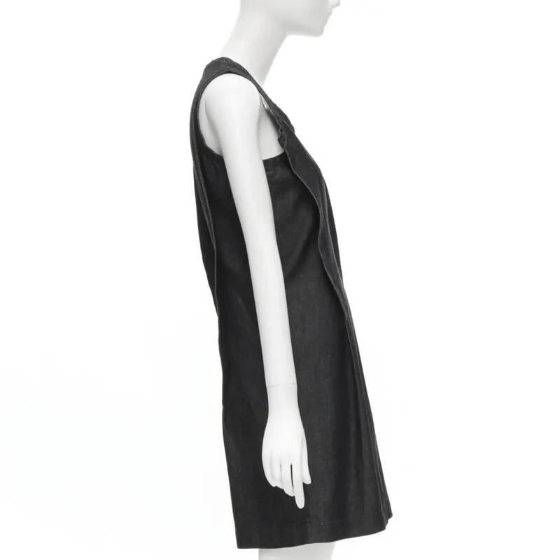 Comme Des Garcons Denim Pinched Dress Blue Never worn - Model View