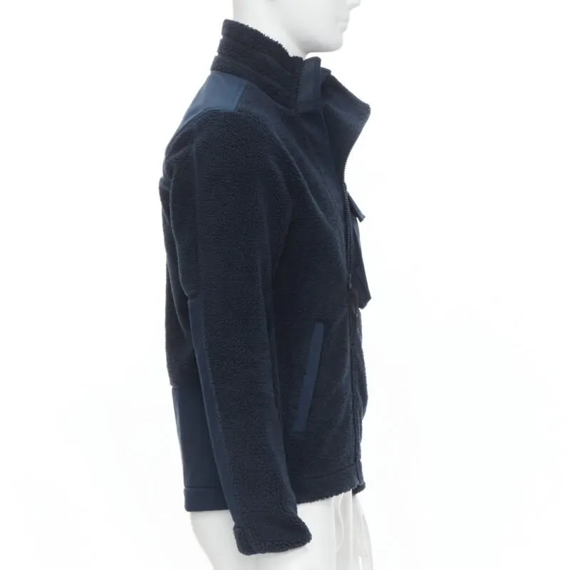 The North Face Navy Patch Zip Jacket Navy Never worn - Model View