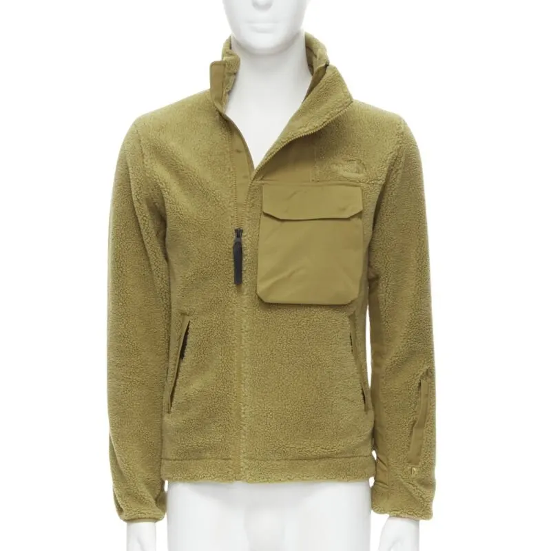 The North Face بني فاتح Patch Zip جاكيت