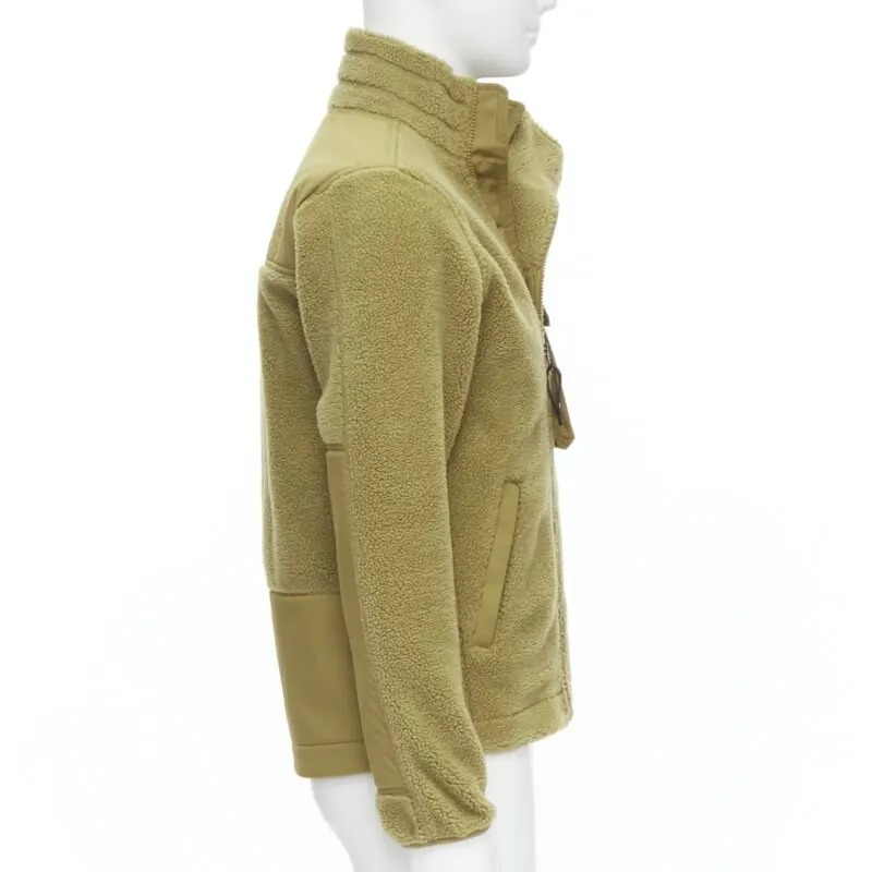 The North Face Tan Patch Zip Jacket Brown Never worn - Model View