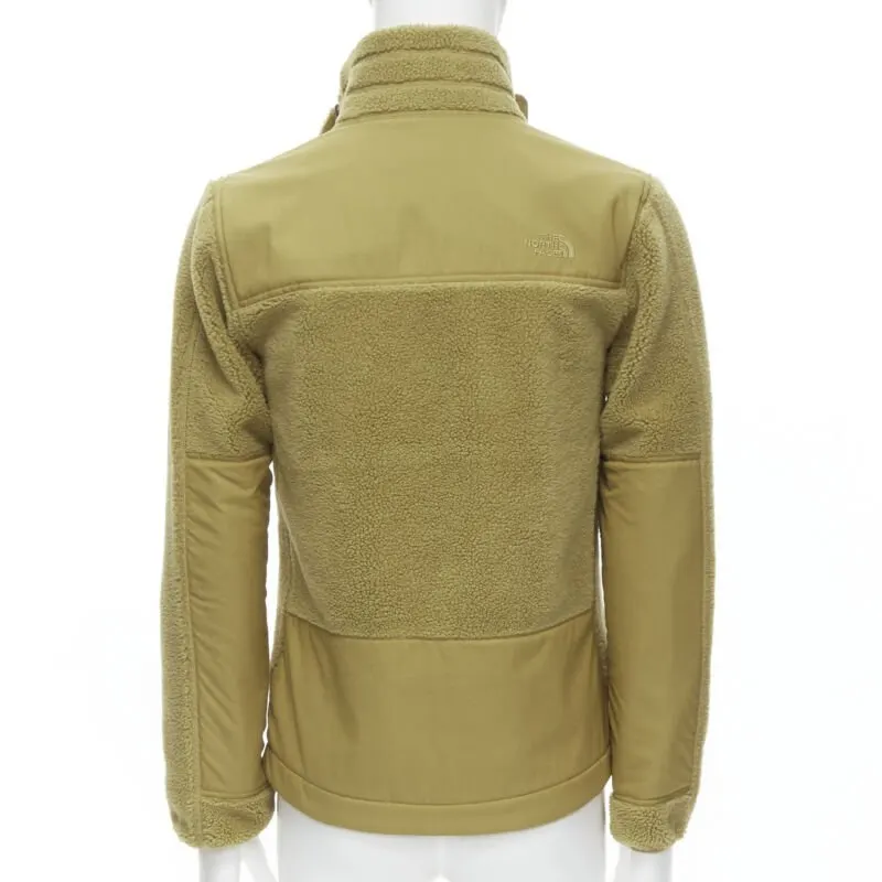 The North Face Tan Patch Zip Jacket Brown Never worn - Box View
