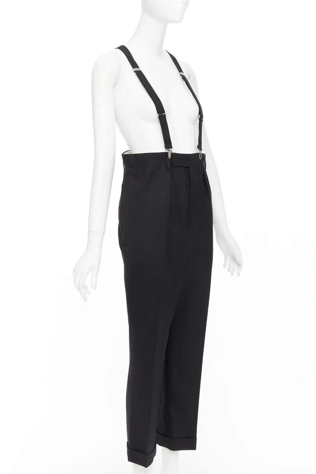 Junya Watanabe Black Wool Trouser Black Wool Very good - Inside View