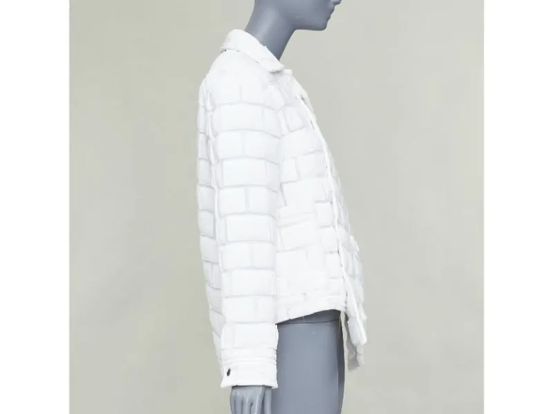 Comme Des Garcons White Polyester Coat White Polyester Good - Box View