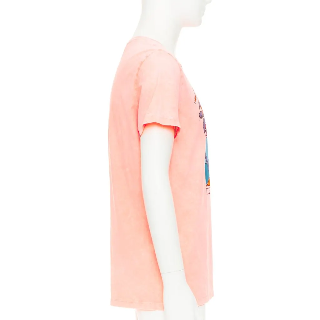 Balmain Pink Cotton T-Shirt Pink Cotton Very good - Model View