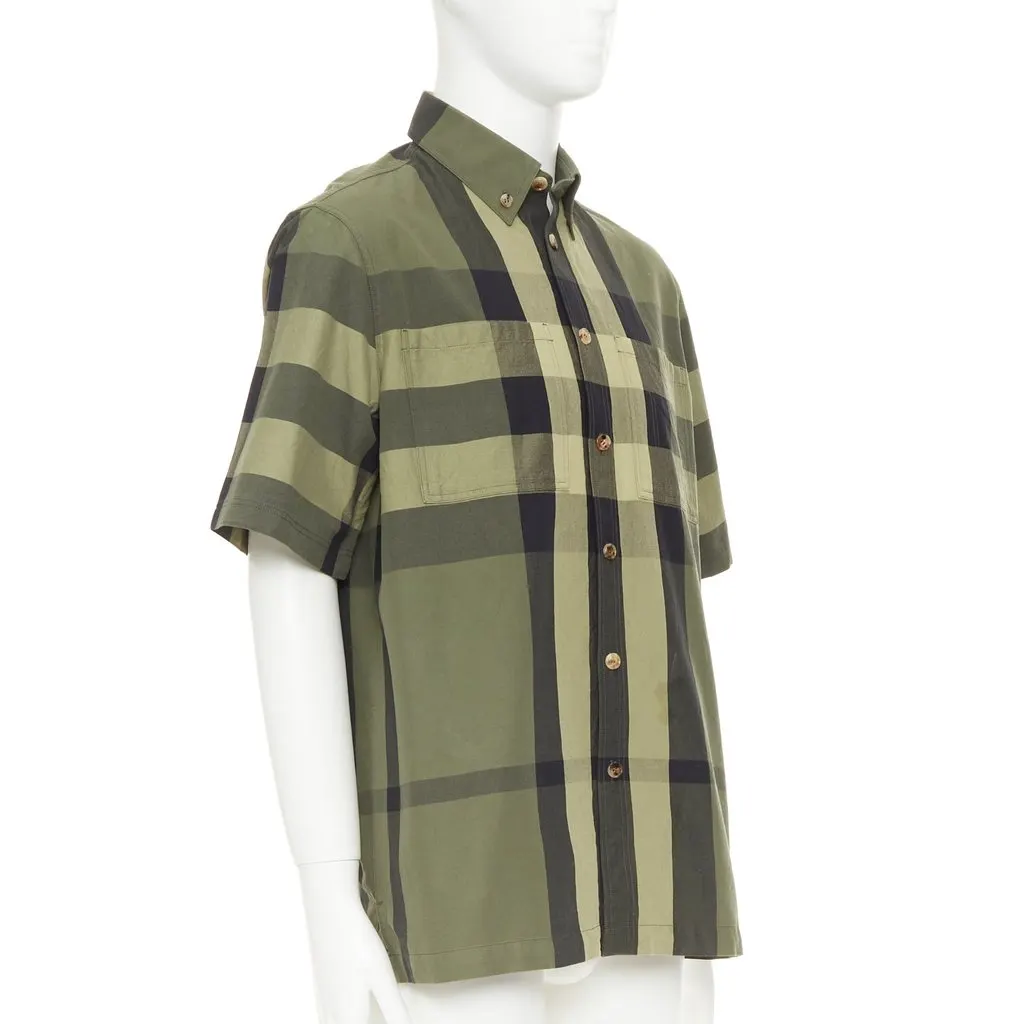 Burberry Travis Green Cotton Fair - Inside View
