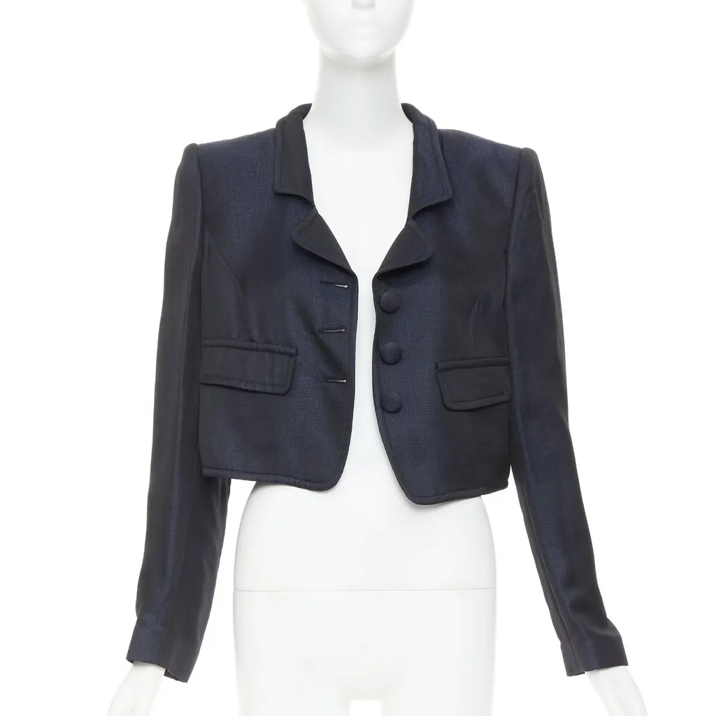 Giorgio Armani Navy Viscose Jacket Navy Viscose Very good - Inside View