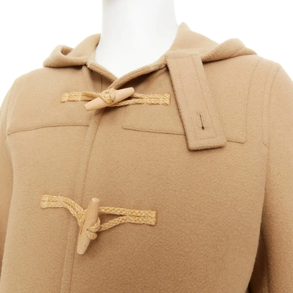 Saint Laurent Camel Wool Coat Camel Wool Good - Back View