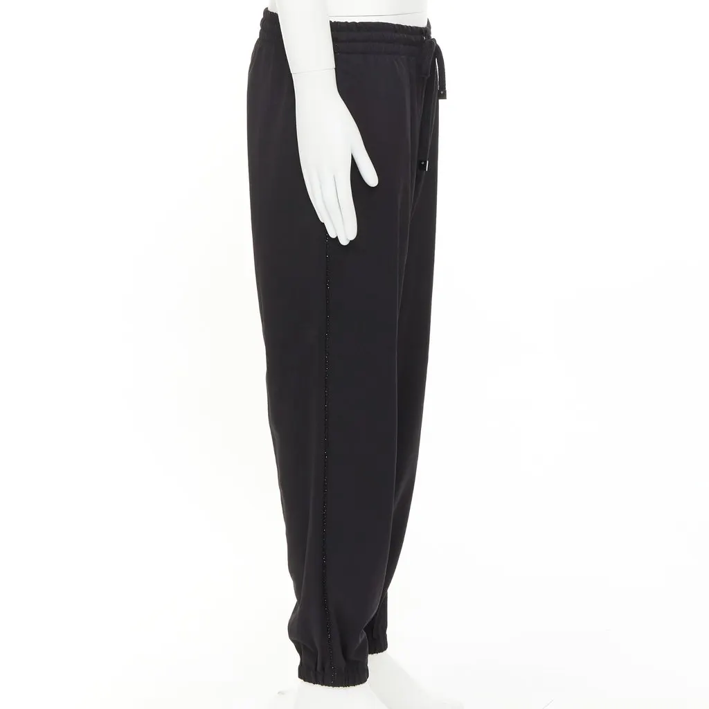 Saint Laurent Black Wool Trouser Black Wool Very good - Model View