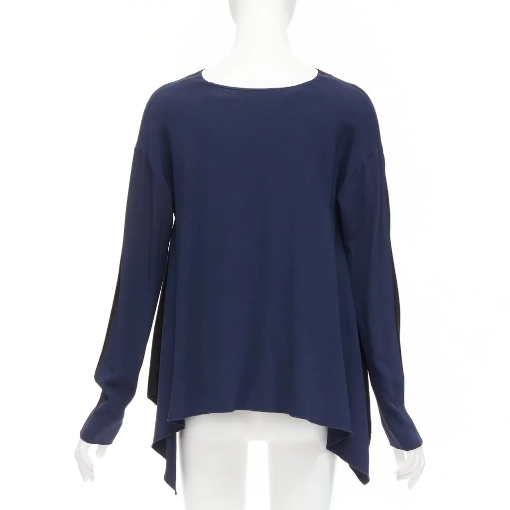 Stella McCartney Handkerchief Sweater Black Wool Never worn - Box View