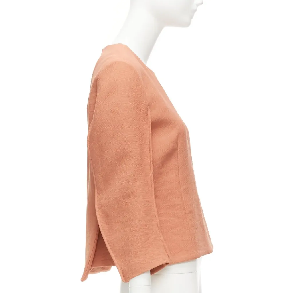 Marni Reverse Piped Top Pink Polyester Very good - Box View