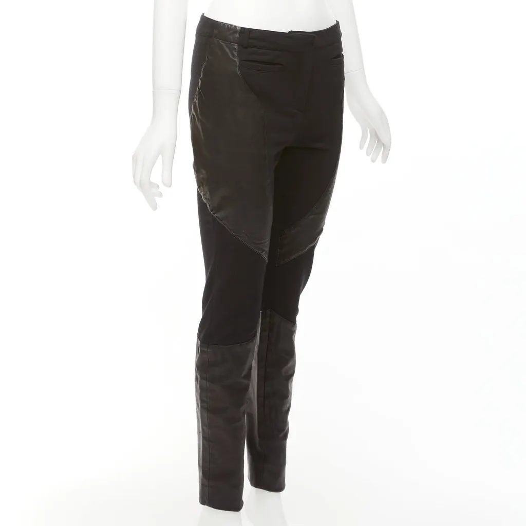 Givenchy Abstract Sweatpants Black Leather Very good - Inside View