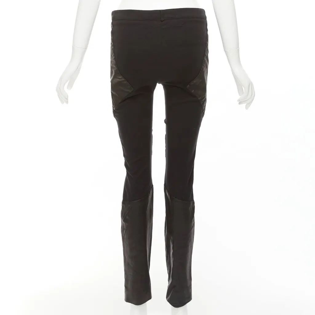 Givenchy Abstract Sweatpants Black Leather Very good - Box View