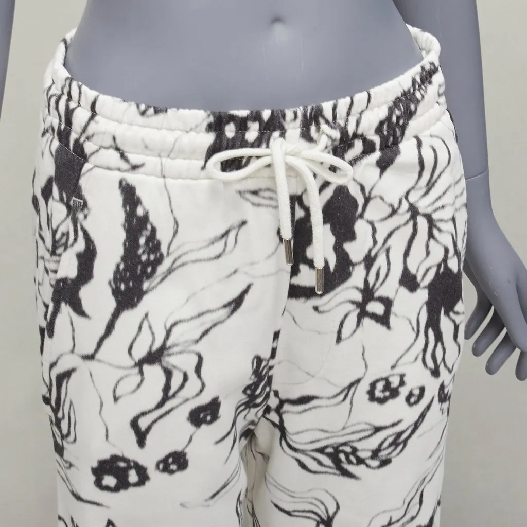 Dries Van Noten Peplum Cropped Pants White Cotton Very good - Back View