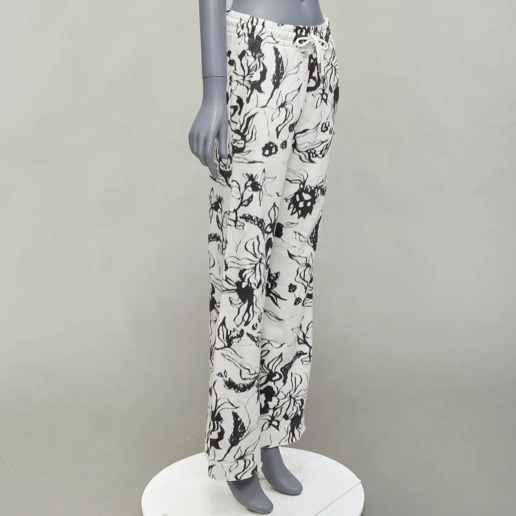Dries Van Noten Peplum Cropped Pants White Cotton Very good - Inside View