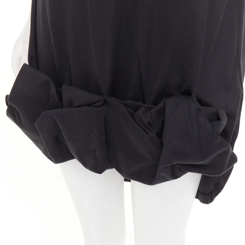 Maison Margiela Black Cotton Dress Black Cotton Very good - Back View