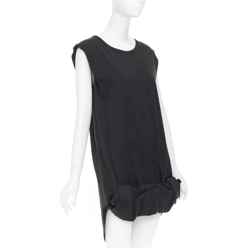 Maison Margiela Black Cotton Dress Black Cotton Very good - Inside View