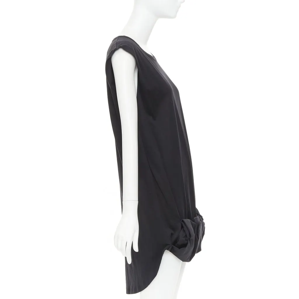 Maison Margiela Black Cotton Dress Black Cotton Very good - Model View