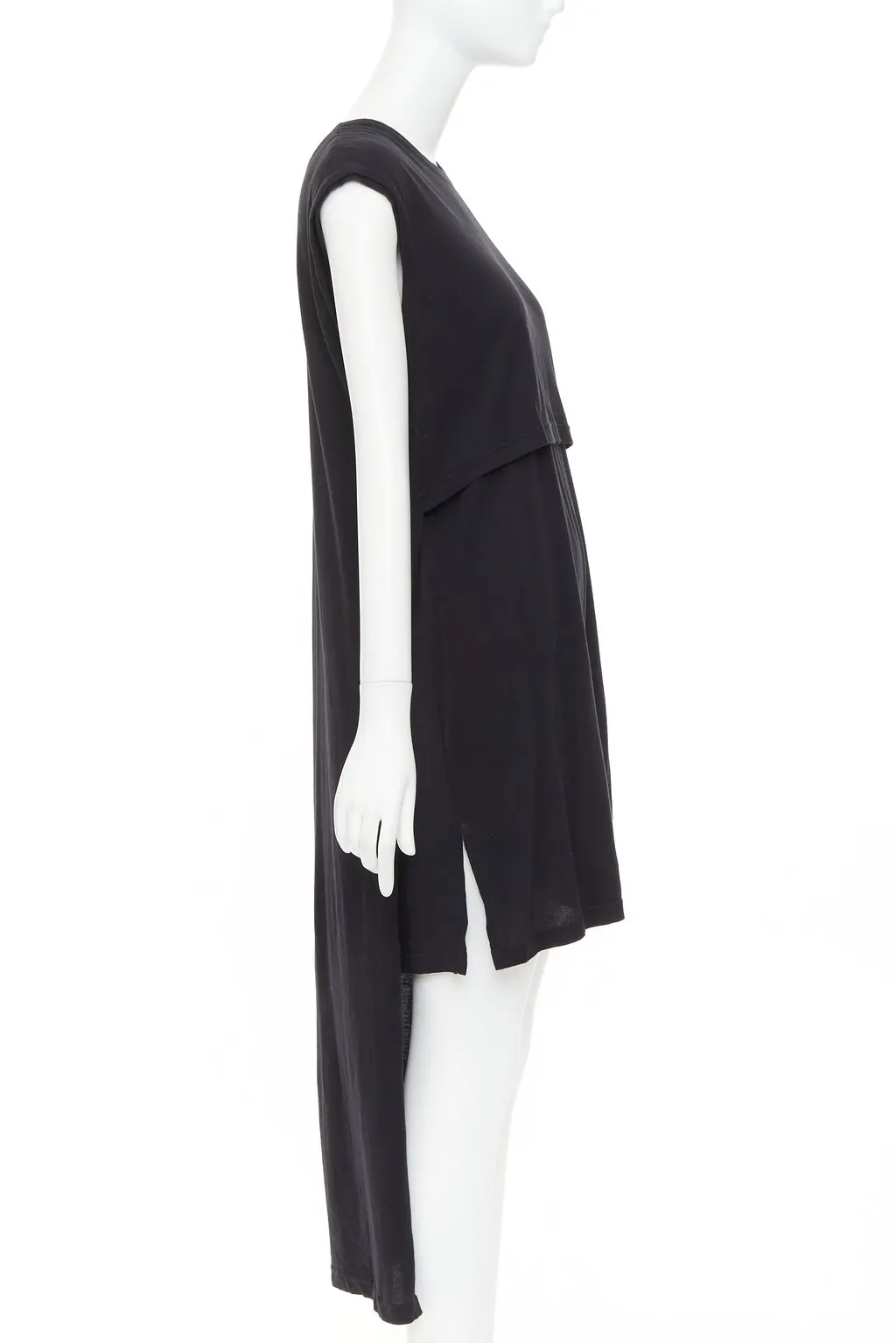 Ann Demeulemeester Black Cotton Dress Black Cotton Very good - Inside View
