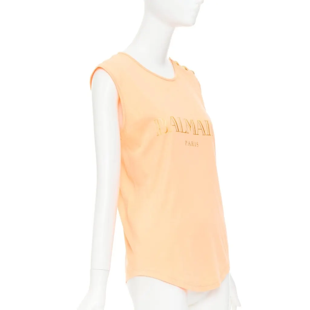 Balmain Pink Cotton Top Pink Cotton Good - Inside View