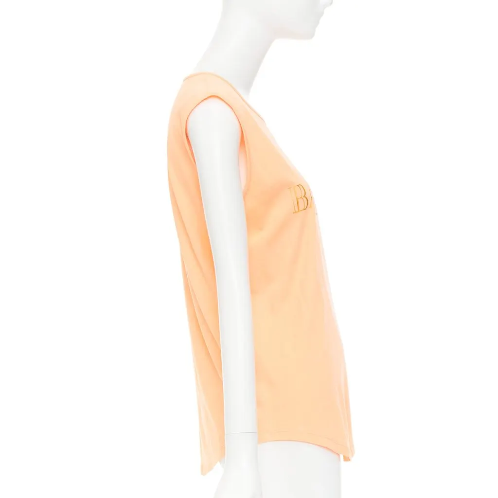 Balmain Pink Cotton Top Pink Cotton Good - Model View