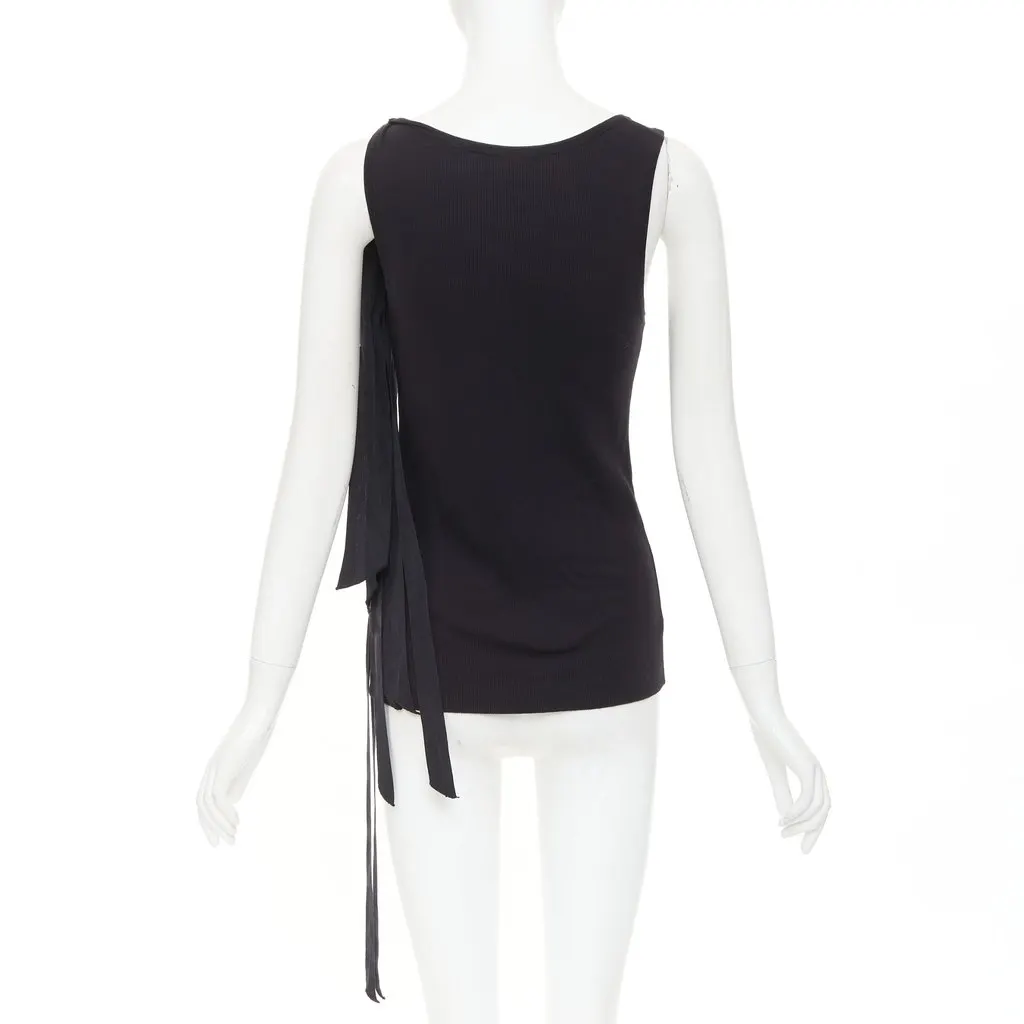 Dries Van Noten Black Cotton Top Black Cotton Very good - Box View