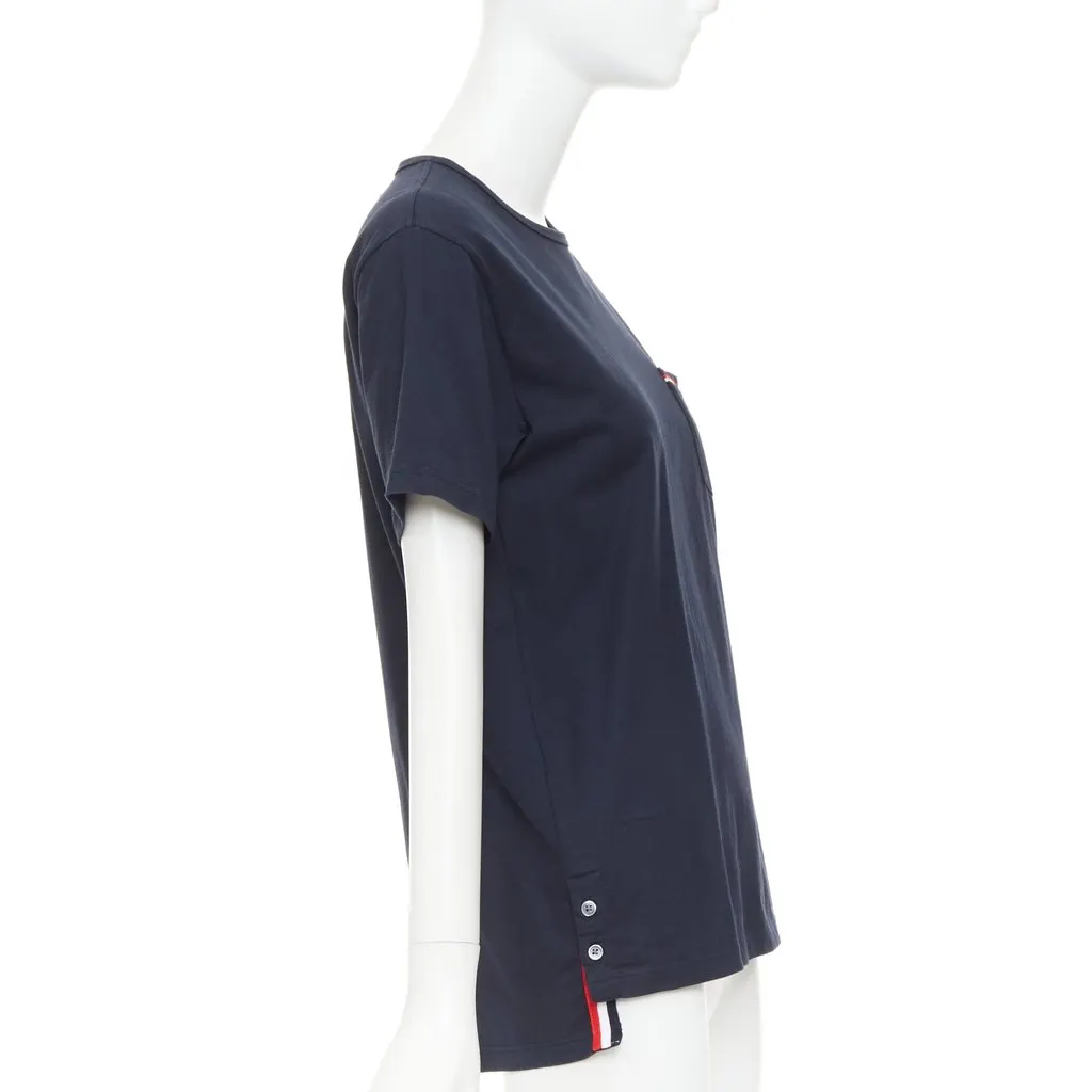 Thom Browne Navy Cotton Top Navy Cotton Very good - Model View