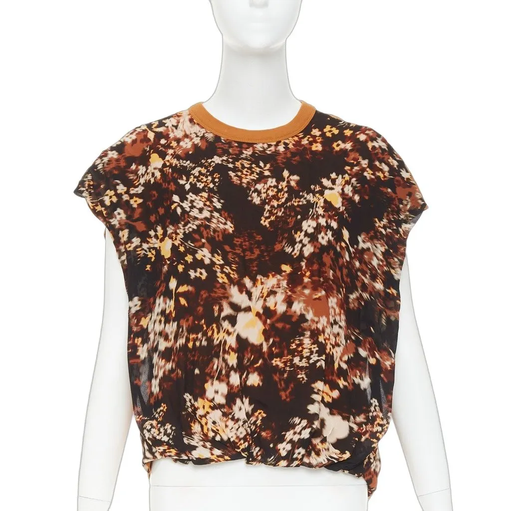 Dries Van Noten Hernet Brown Cotton Very good - Front View
