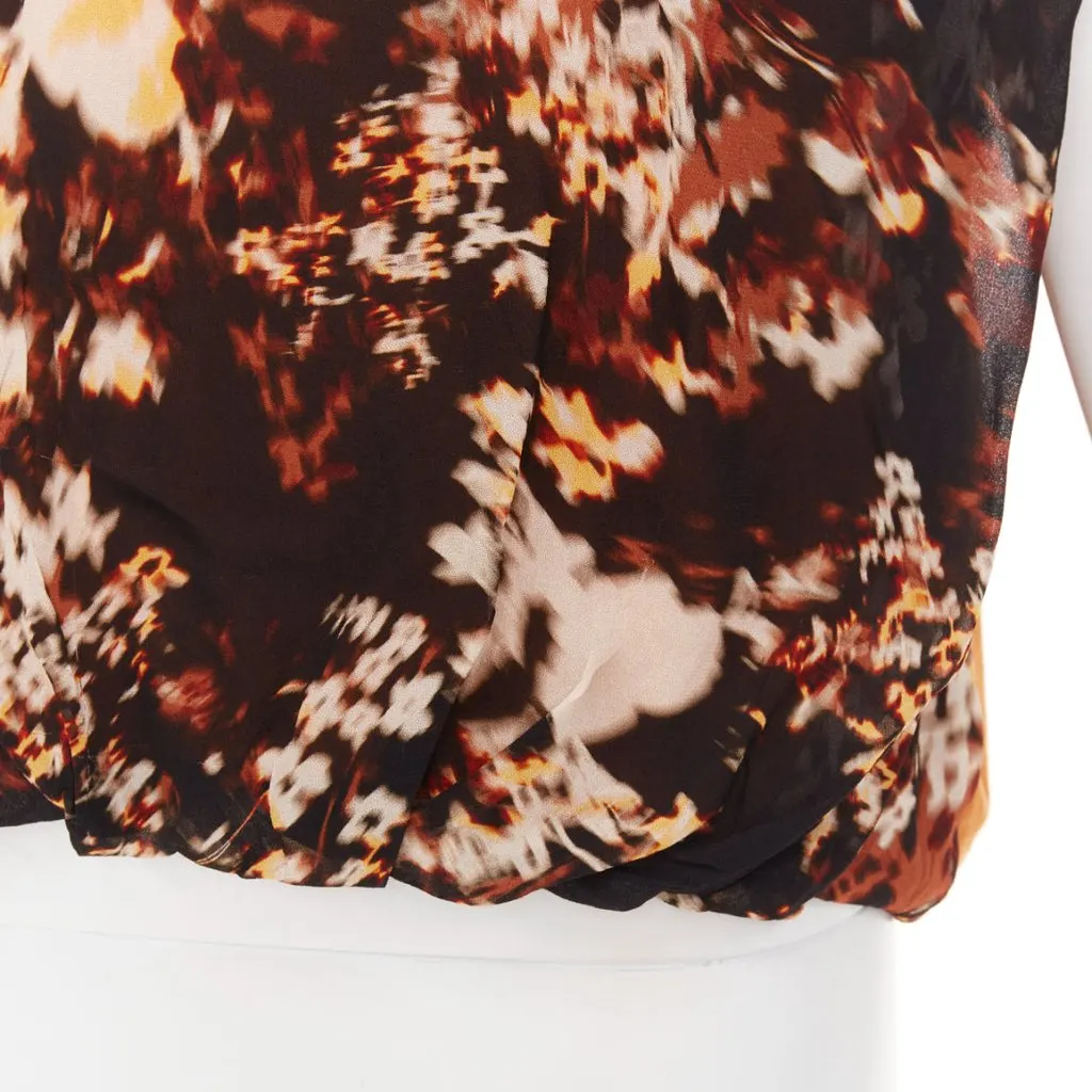 Dries Van Noten Hernet Brown Cotton Very good - Back View