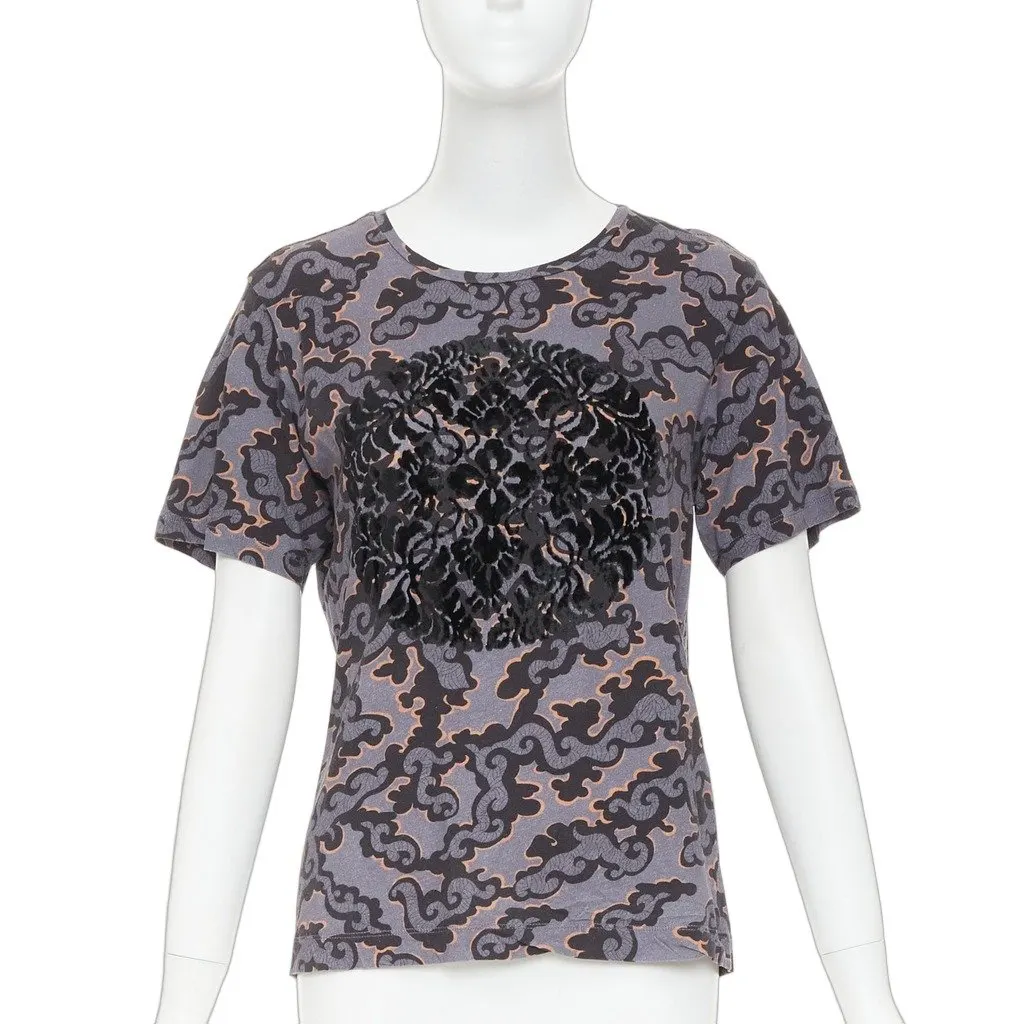 Dries Van Noten Purple Cotton Top Purple Cotton Very good - Front View
