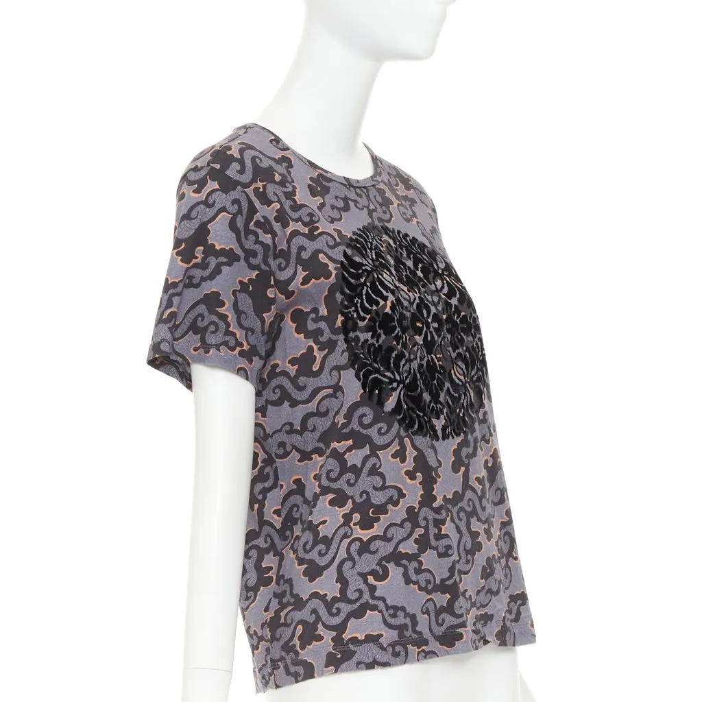 Dries Van Noten Purple Cotton Top Purple Cotton Very good - Inside View