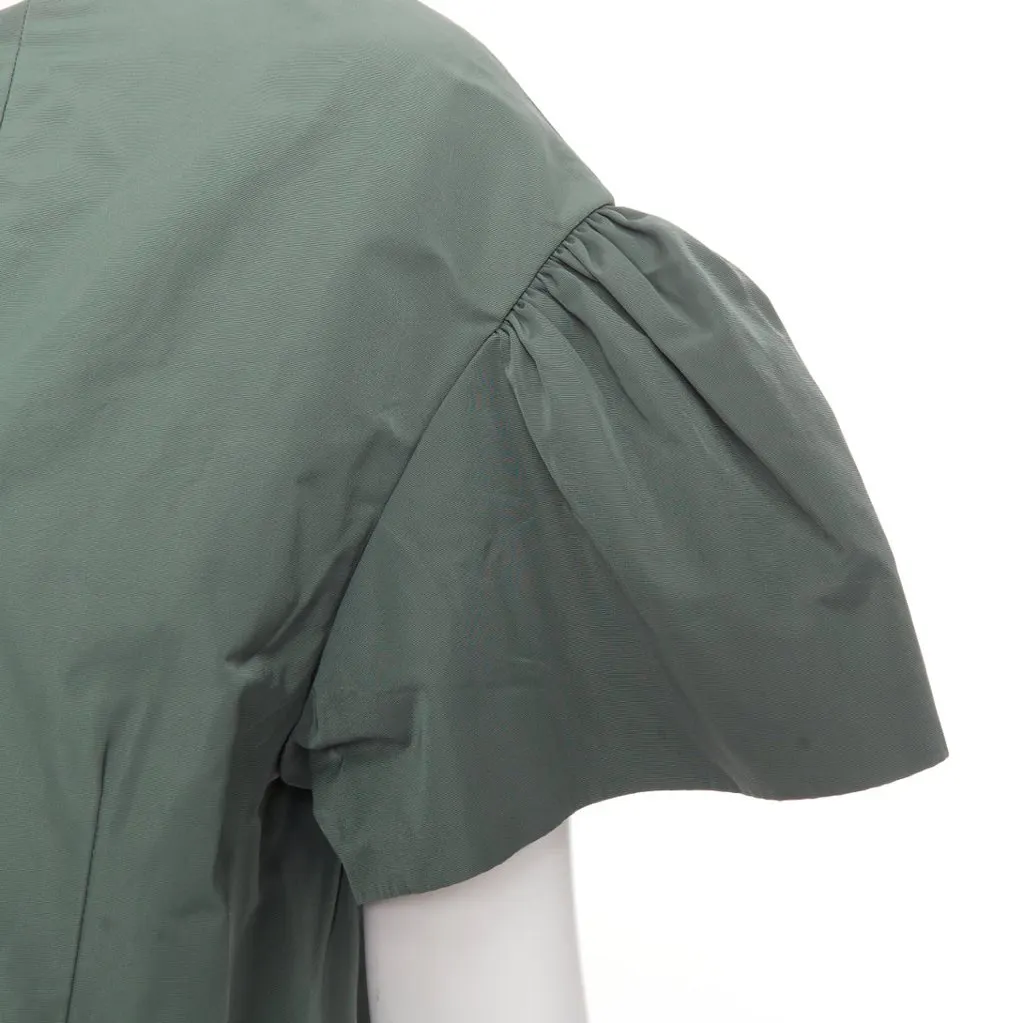 Dries Van Noten Green Polyester Top Green Polyester Good - Back View