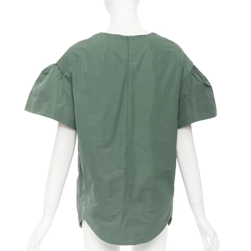 Dries Van Noten Green Polyester Top Green Polyester Good - Box View