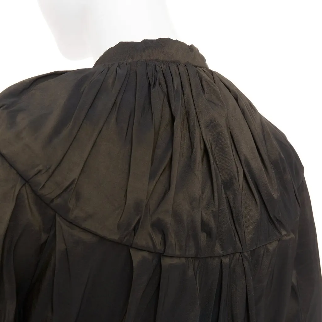 Lanvin Green Silk Coat Green Silk Very good - Back View