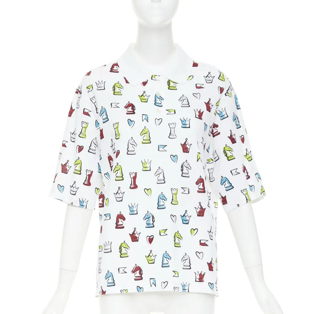 Hermès White Cotton Top White Cotton Fair - Front View