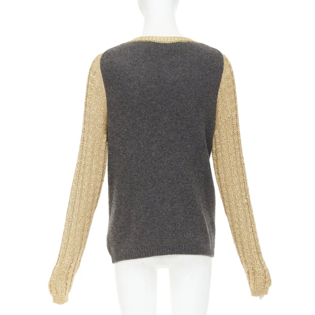 Marni Gold Knitwear Gold Acetate Fair - Inside View