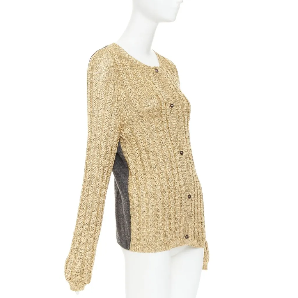 Marni Gold Knitwear Gold Acetate Fair - Box View