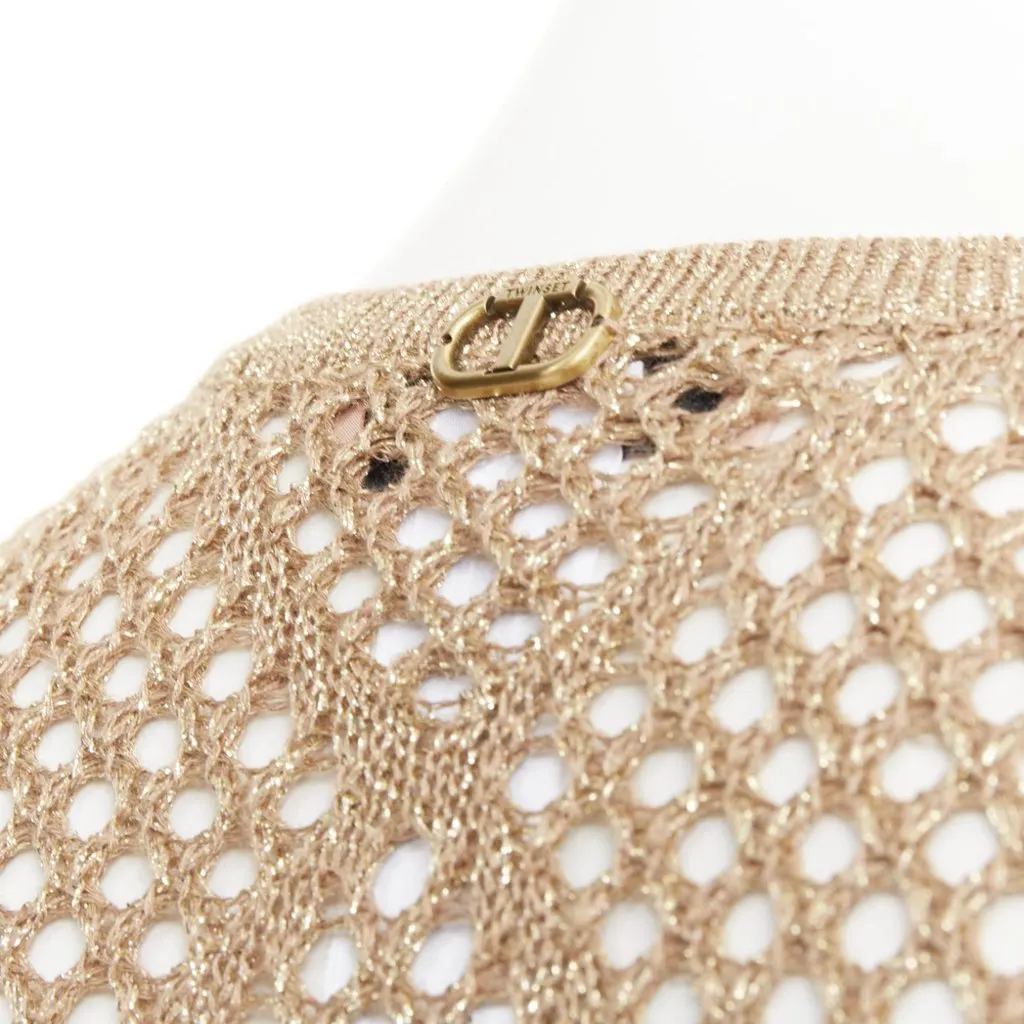 Unsigned 241TP3122 Gold Viscose Very good - Back View