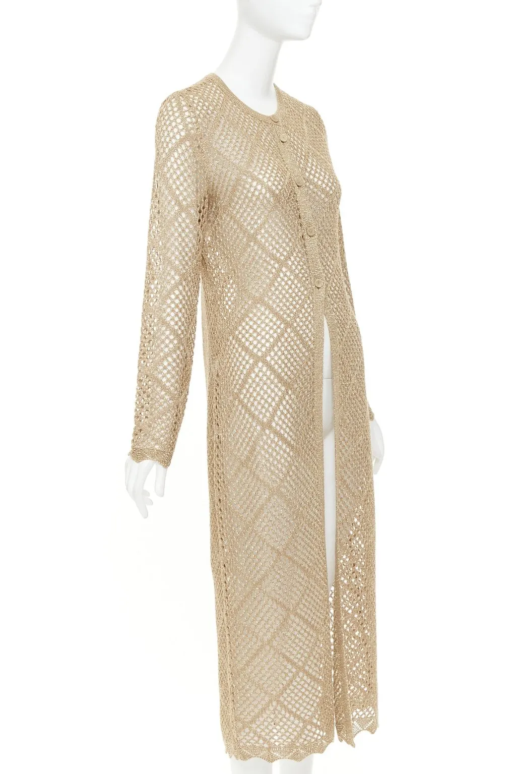 Unsigned 241TP3122 Gold Viscose Very good - Model View