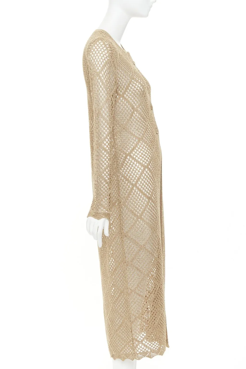 Unsigned 241TP3122 Gold Viscose Very good - Box View