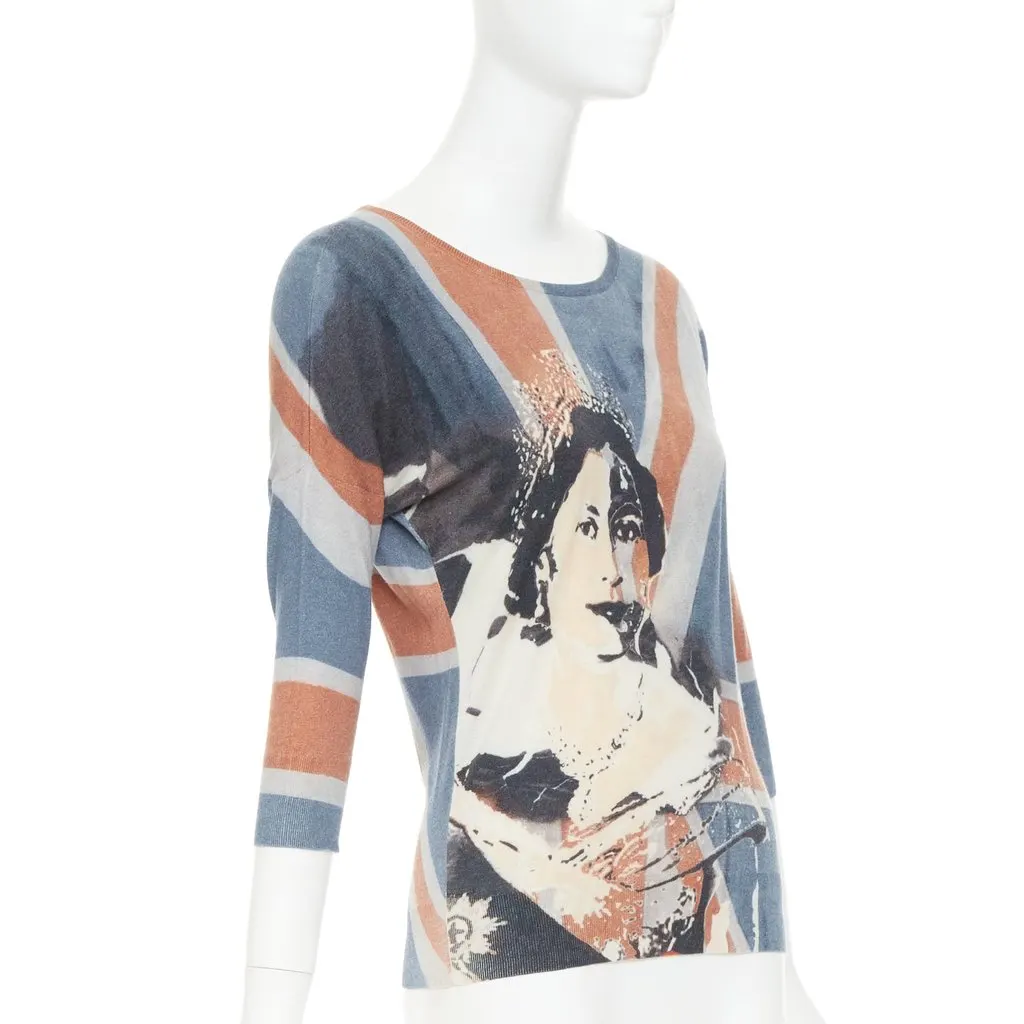 Alexander McQueen Blue Silk Knitwear Blue Silk Very good - Back View