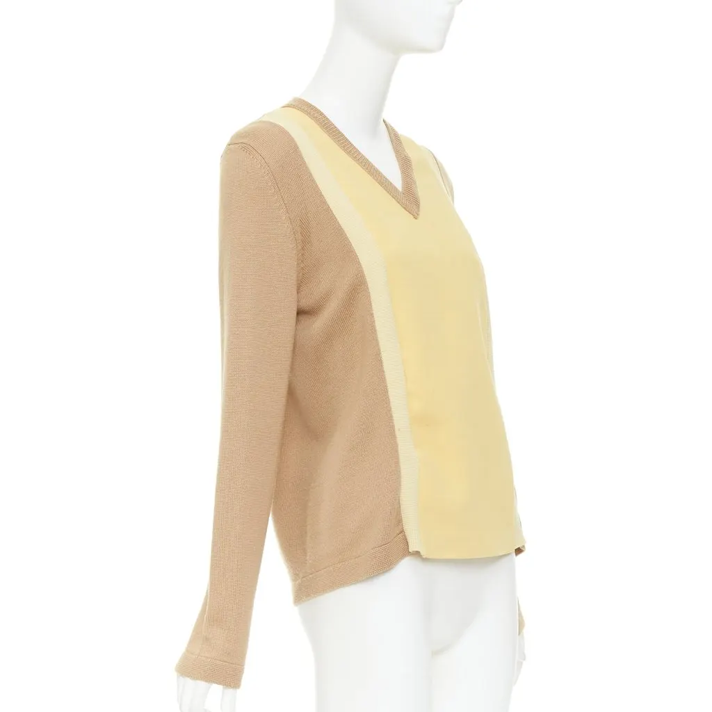 Marni Yellow Wool Knitwear Yellow Wool Fair - Inside View