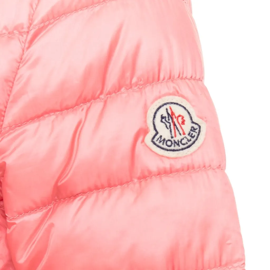 Moncler Eden Giubbotto Pink Polyamide Fair - Back View