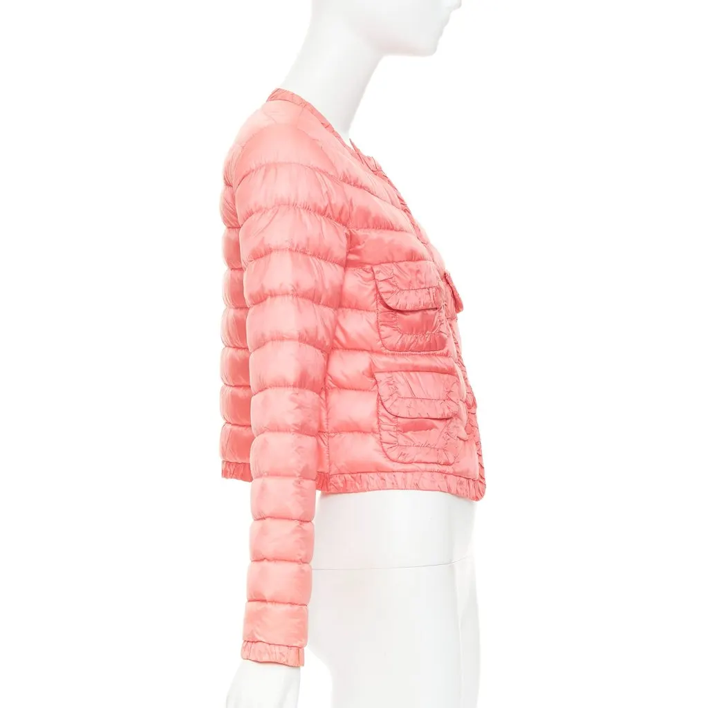 Moncler Eden Giubbotto Pink Polyamide Fair - Box View
