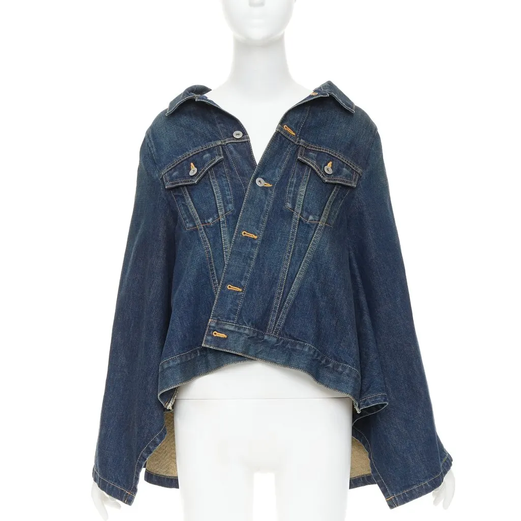 Junya Watanabe Blue Cotton Coat Blue Cotton Very good - Front View