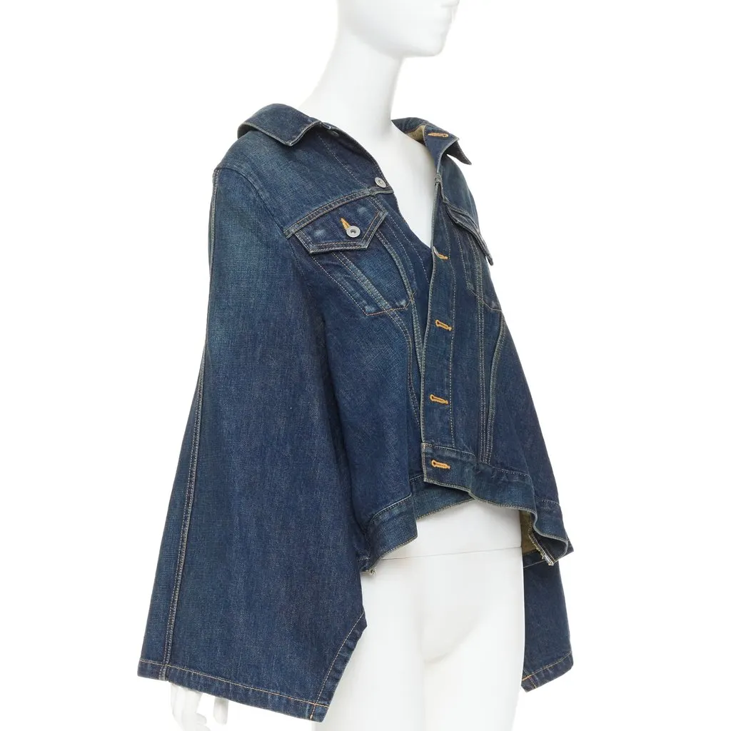 Junya Watanabe Blue Cotton Coat Blue Cotton Very good - Inside View