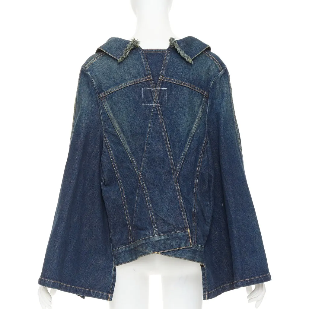 Junya Watanabe Blue Cotton Coat Blue Cotton Very good - Box View