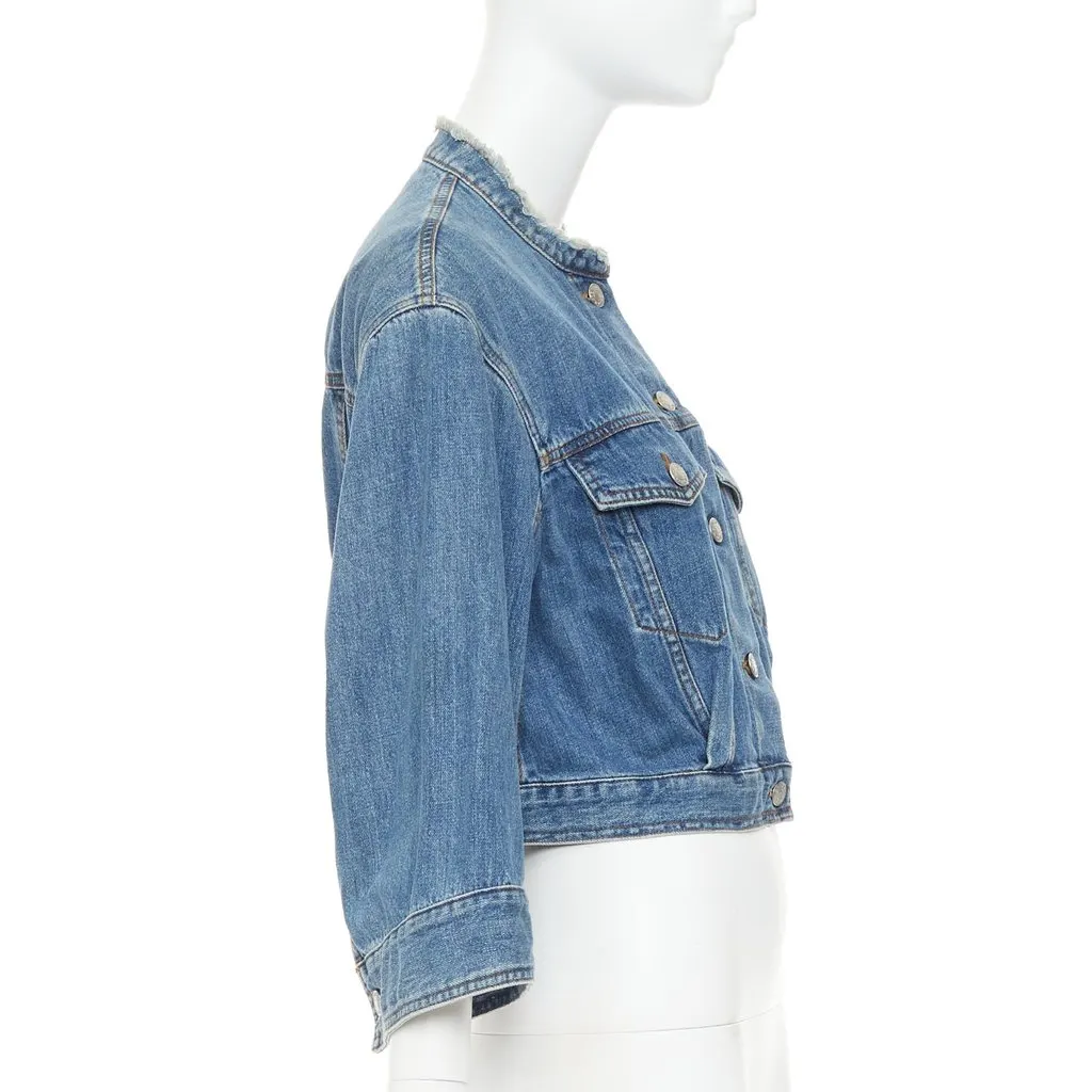 Dries Van Noten Blue Cotton Coat Blue Cotton Very good - Box View
