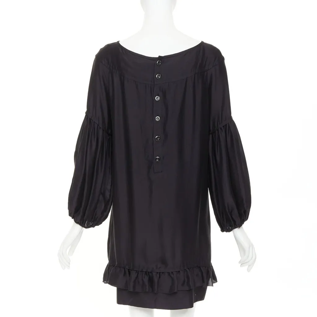 Stella McCartney Black Silk Dress Black Silk Good - Box View