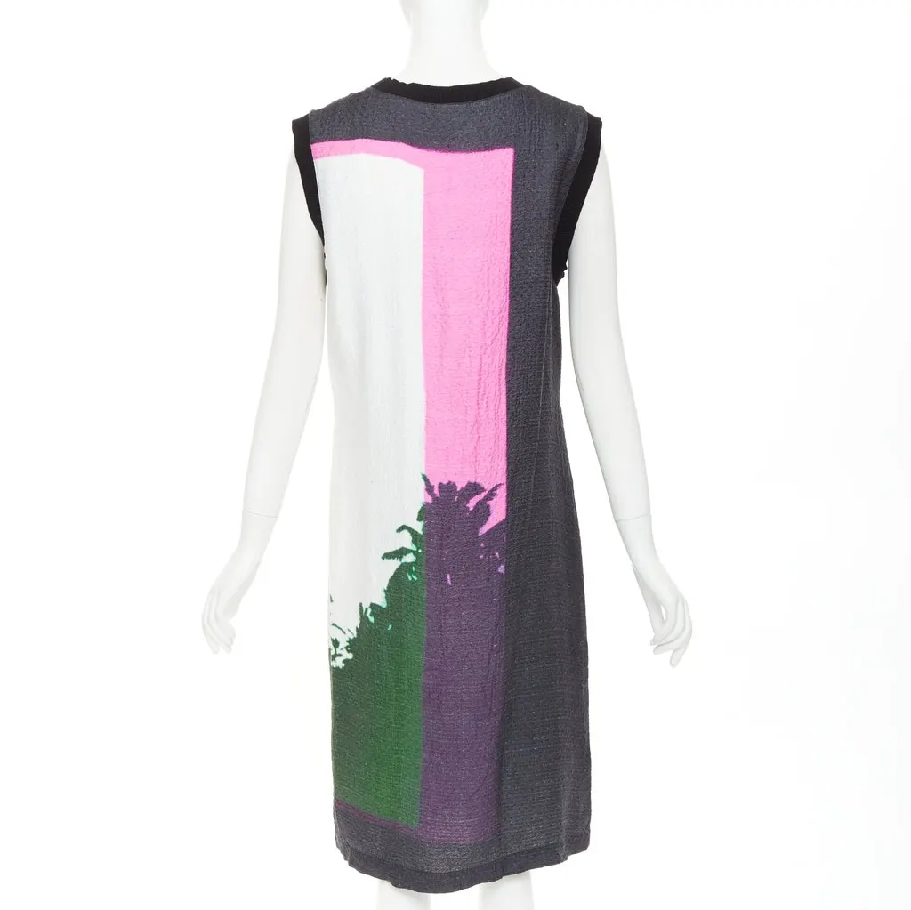 Dries Van Noten Pink Linen Dress Pink Linen Very good - Box View