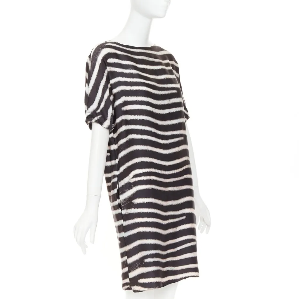 Stella McCartney Black Silk Dress Black Silk Very good - Inside View